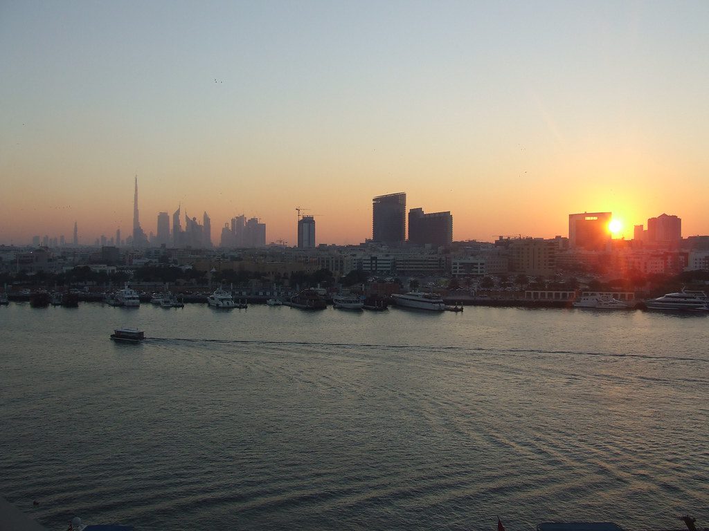 Dubai Creek Sunset