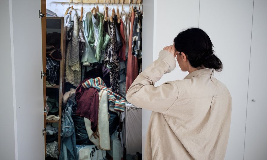 cluttered Wardrobe