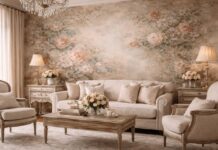 Decorating with a Vintage Floral Mural: A Guide to Classic Elegance Vintage floral mural